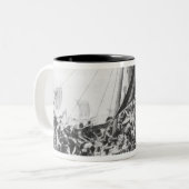 Tasse 2 Couleurs Bateaux de Viking (Devant gauche)