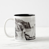 Tasse 2 Couleurs Bateaux de Viking (Gauche)