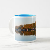 Tasse 2 Couleurs Bateaux domestiques sur le Rhône (Devant gauche)