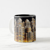 Tasse 2 Couleurs Bâtiment artistique (Devant gauche)