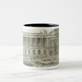 Tasse 2 Couleurs Bâtiment de l'entrée principale du Louvre, Paris (Centre)