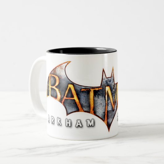 Tasse 2 Couleurs Batman : Arkham Asylum | Logo (Devant gauche)