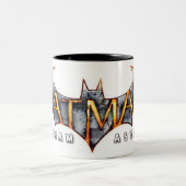 Tasse 2 Couleurs Batman : Arkham Asylum | Logo (Centre)