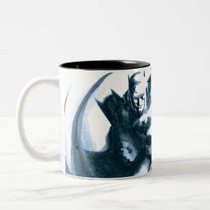 Tasse 2 Couleurs Batman au café