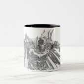 Tasse 2 Couleurs Batman avec cape Drawing (Centre)