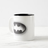 Tasse 2 Couleurs Batman Symbol | Halftone Logo (Devant gauche)