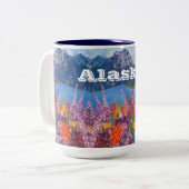 Tasse 2 Couleurs Batterie de café Alaska 15oz (Devant gauche)