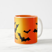 Tasse 2 Couleurs Battes de Halloween (Devant droit)