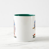 Tasse 2 Couleurs Batteur de baseball (Centre)