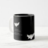 Tasse 2 Couleurs Batty La chauve (Devant gauche)