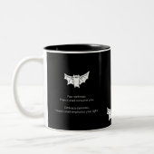 Tasse 2 Couleurs Batty La chauve (Gauche)