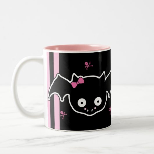 Tasse 2 Couleurs Batty rose (Gauche)