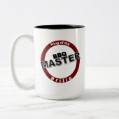 Tasse 2 Couleurs BBQ Master King of the Grille (Gauche)