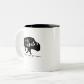 Tasse 2 Couleurs Be the Buffalo Silhouette (Devant gauche)
