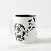 Tasse 2 Couleurs Bea et Burt (Devant gauche)