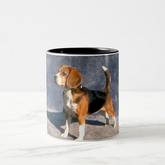 Tasse 2 Couleurs beagle (Centre)