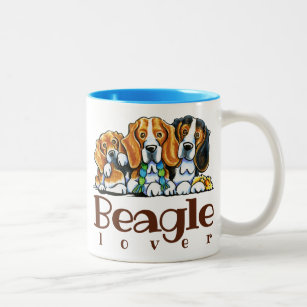 Tasse 2 Couleurs Beagle Lover