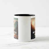 Tasse 2 Couleurs Beartooth Highway Montana Aigle Wyoming (Centre)