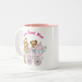Tasse 2 Couleurs Beary Loved Maman (Devant gauche)