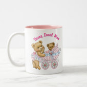 Tasse 2 Couleurs Beary Loved Maman (Gauche)