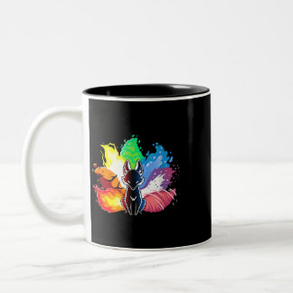 Tasse 2 Couleurs Beau esprit de kitsune fox japan 33