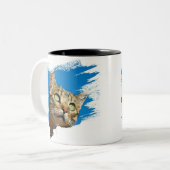 Tasse 2 Couleurs Beau Kitten (Devant gauche)