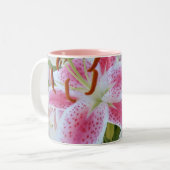 Tasse 2 Couleurs Beau Lillies (Devant gauche)