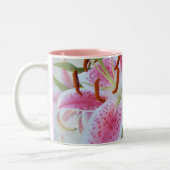 Tasse 2 Couleurs Beau Lillies (Gauche)