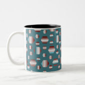 Tasse 2 Couleurs Beau Motif d'été (Gauche)