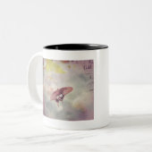 Tasse 2 Couleurs Beau Papillon (Devant gauche)