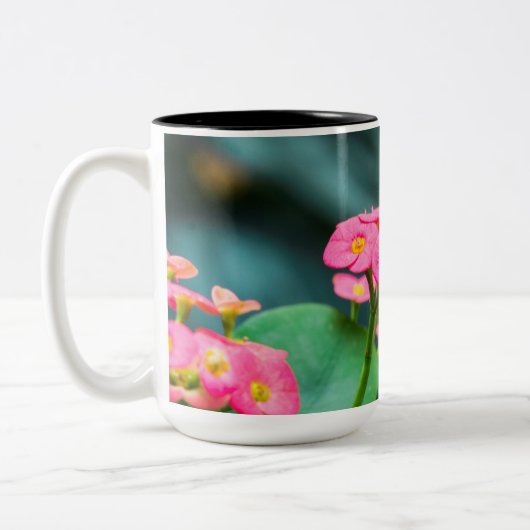 Tasse 2 Couleurs Beau papillon (Gauche)