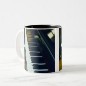 Tasse 2 Couleurs Beau piano (Devant gauche)