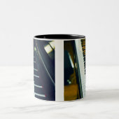 Tasse 2 Couleurs Beau piano (Centre)