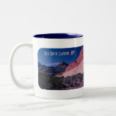 Tasse 2 Couleurs Beau Red Rock Canyon Nevada (Gauche)