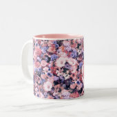 Tasse 2 Couleurs Beau ressort floral (Devant gauche)