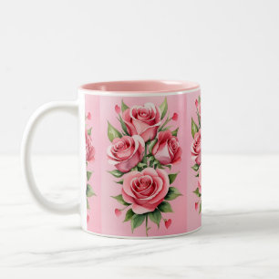 Tasse 2 Couleurs Beau Rose