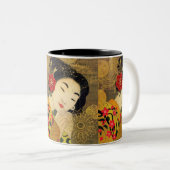 Tasse 2 Couleurs Beauté asiatique (Devant droit)