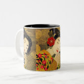 Tasse 2 Couleurs Beauté asiatique (Devant gauche)