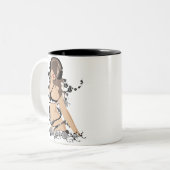 Tasse 2 Couleurs beauté de la musique (Devant gauche)