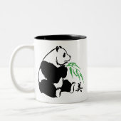 Tasse 2 Couleurs Beauté de panda (Gauche)