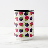 Tasse 2 Couleurs Beauté du framboise et du Blackberry (Centre)