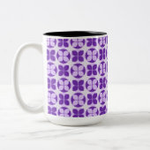 Tasse 2 Couleurs Beauté géométrique Floral (Gauche)