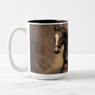 Tasse 2 Couleurs Beautiful horse throw pillow