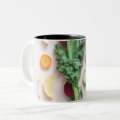 Tasse 2 Couleurs Beaux fruits (Devant gauche)