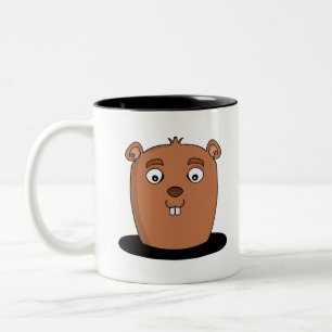 Tasse 2 Couleurs Beaver coming out