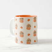 Tasse 2 Couleurs Beaver Halloween (Devant gauche)