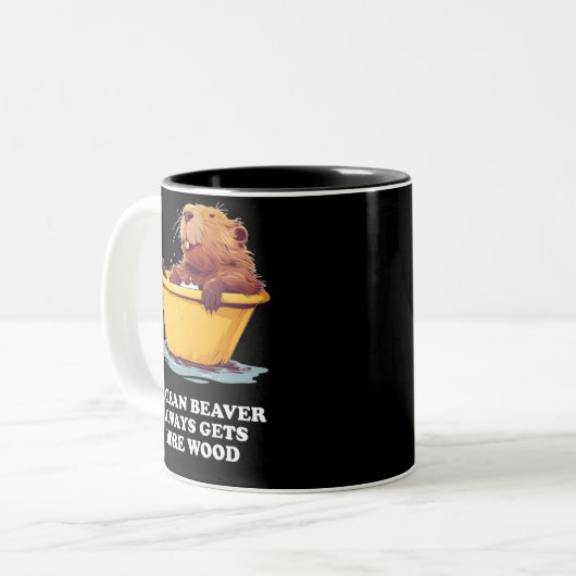 Tasse 2 Couleurs Beaver Lover (Devant gauche)