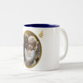 Tasse 2 Couleurs Bébé Anges (Devant droit)