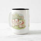 Tasse 2 Couleurs Bébé Axolotl & Amis (Devant gauche)