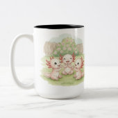 Tasse 2 Couleurs Bébé Axolotl & Amis (Gauche)